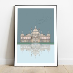 Plakát Anglie Brighton královský palác