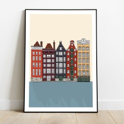 Plakát Amsterdam Nizozemí
