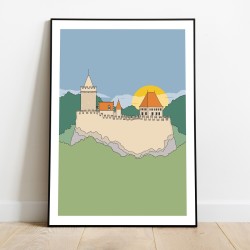 Plakát hrad Kokořín